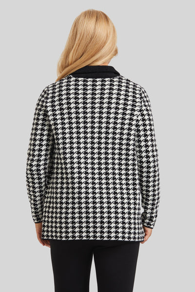 Chenille Houndstooth Jacket- FINAL SALE