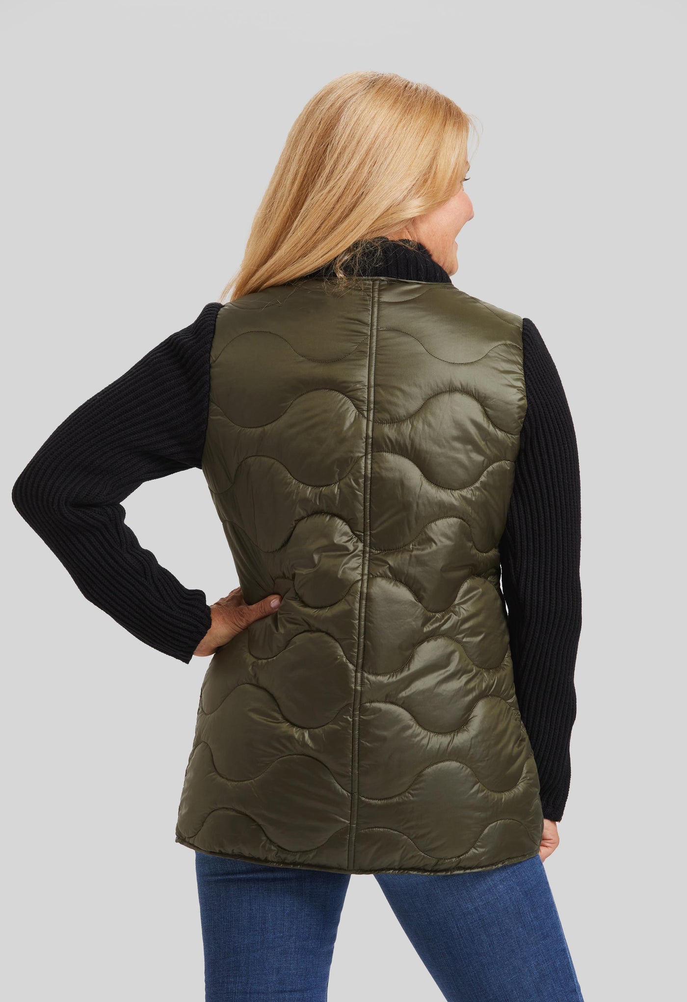 Quilted Go To's Quilted Knit Combo Jacket- FINAL SALE