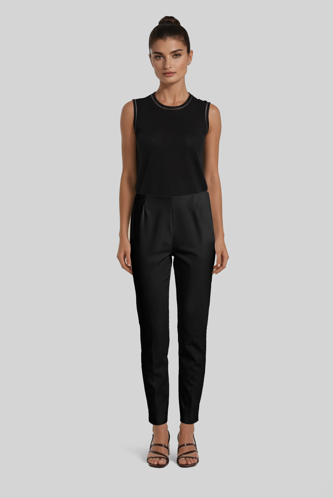 Lisa 28" Side Zip Ankle Premier Stretch 0 / Black