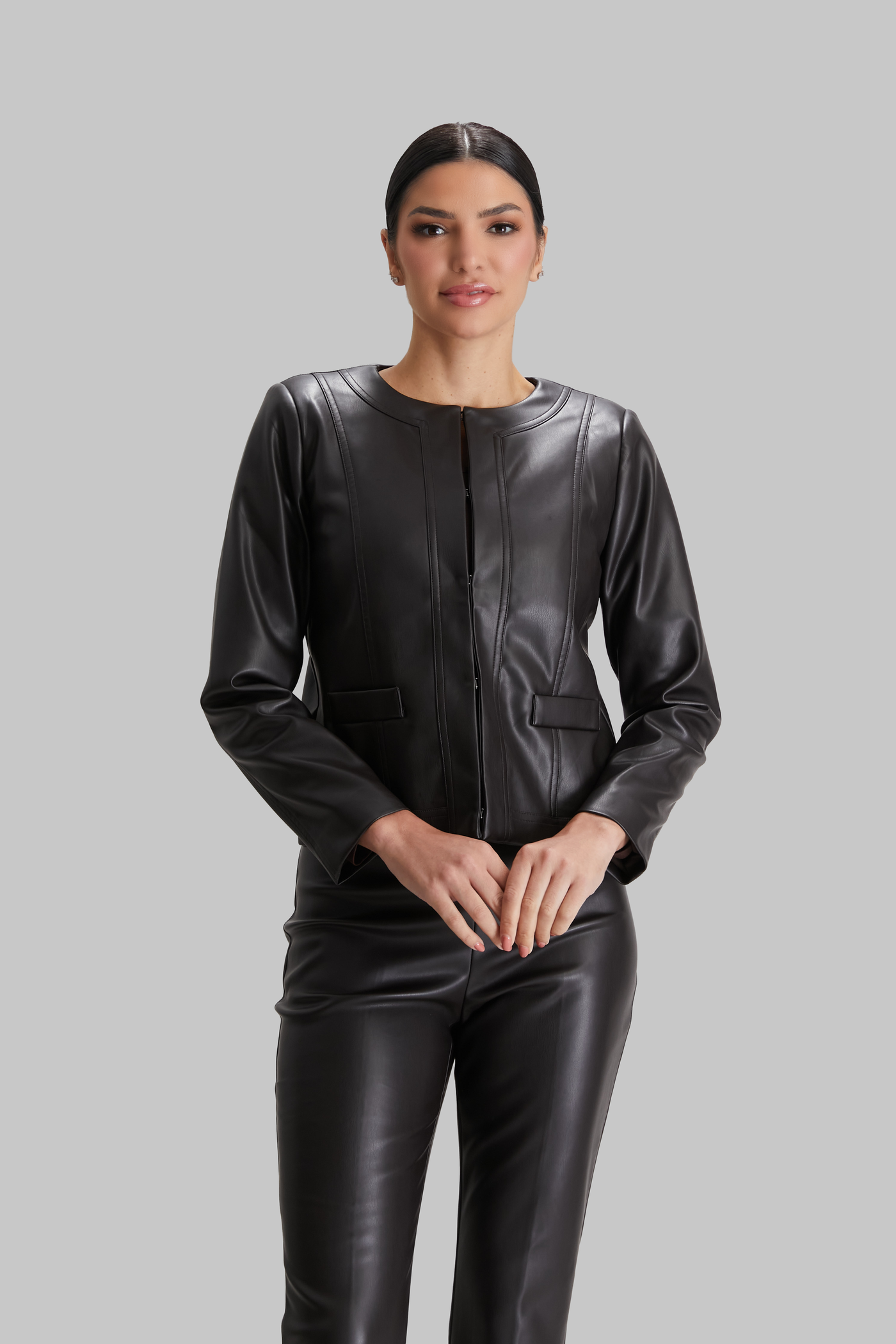 Faux Leather Coco Jacket