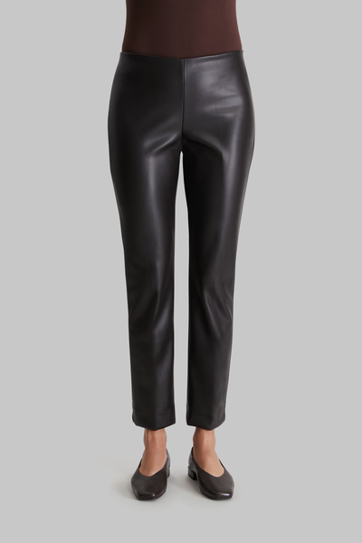 Annie Pull On Pant - Faux Leather