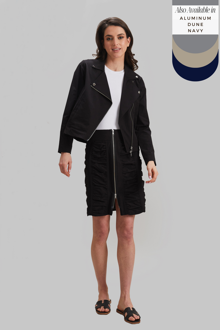 Majestic Stretch Mariel Moto Jacket