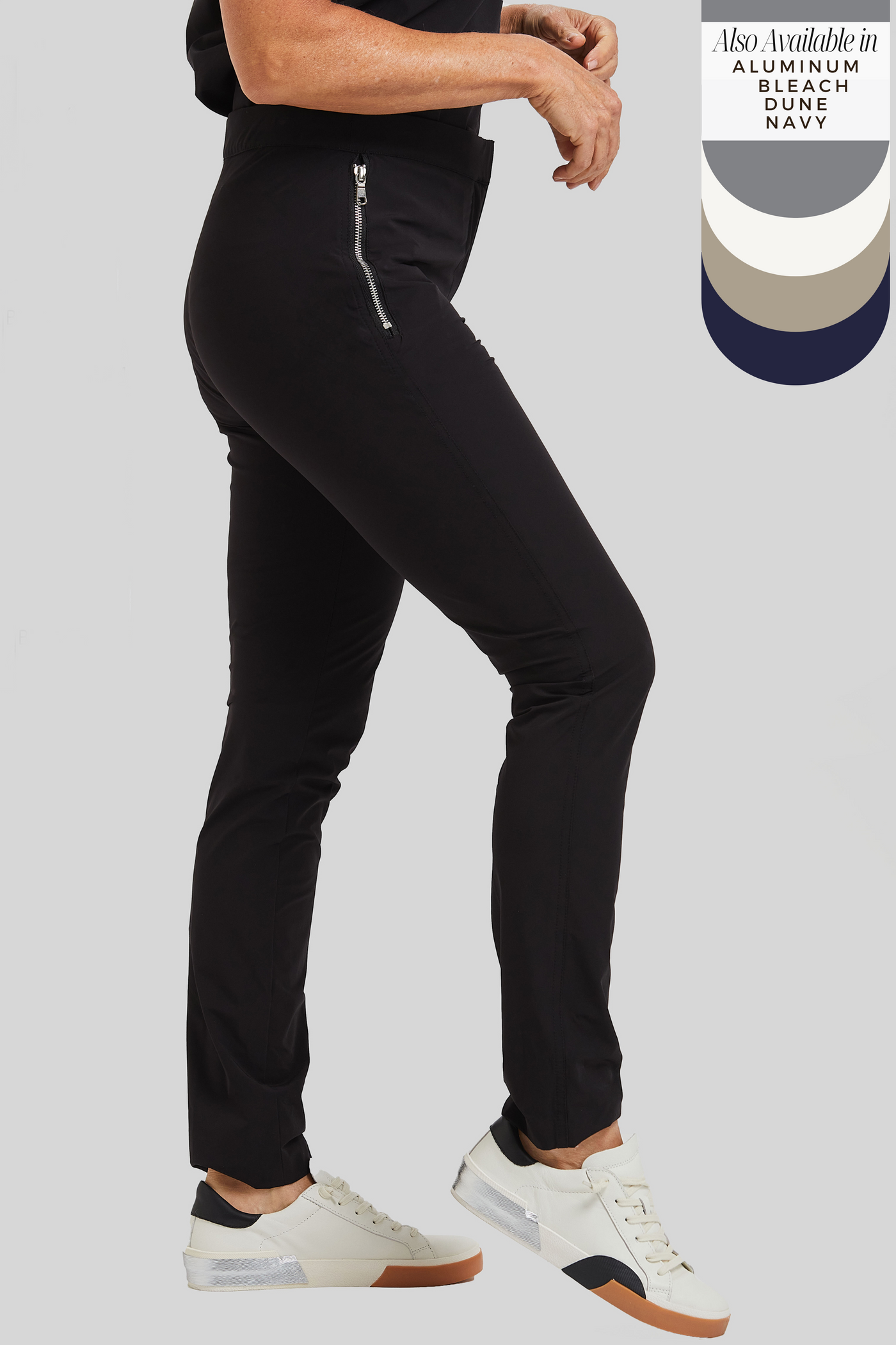 Majestic Stretch Devon Zip Pocket Pant- FINAL SALE