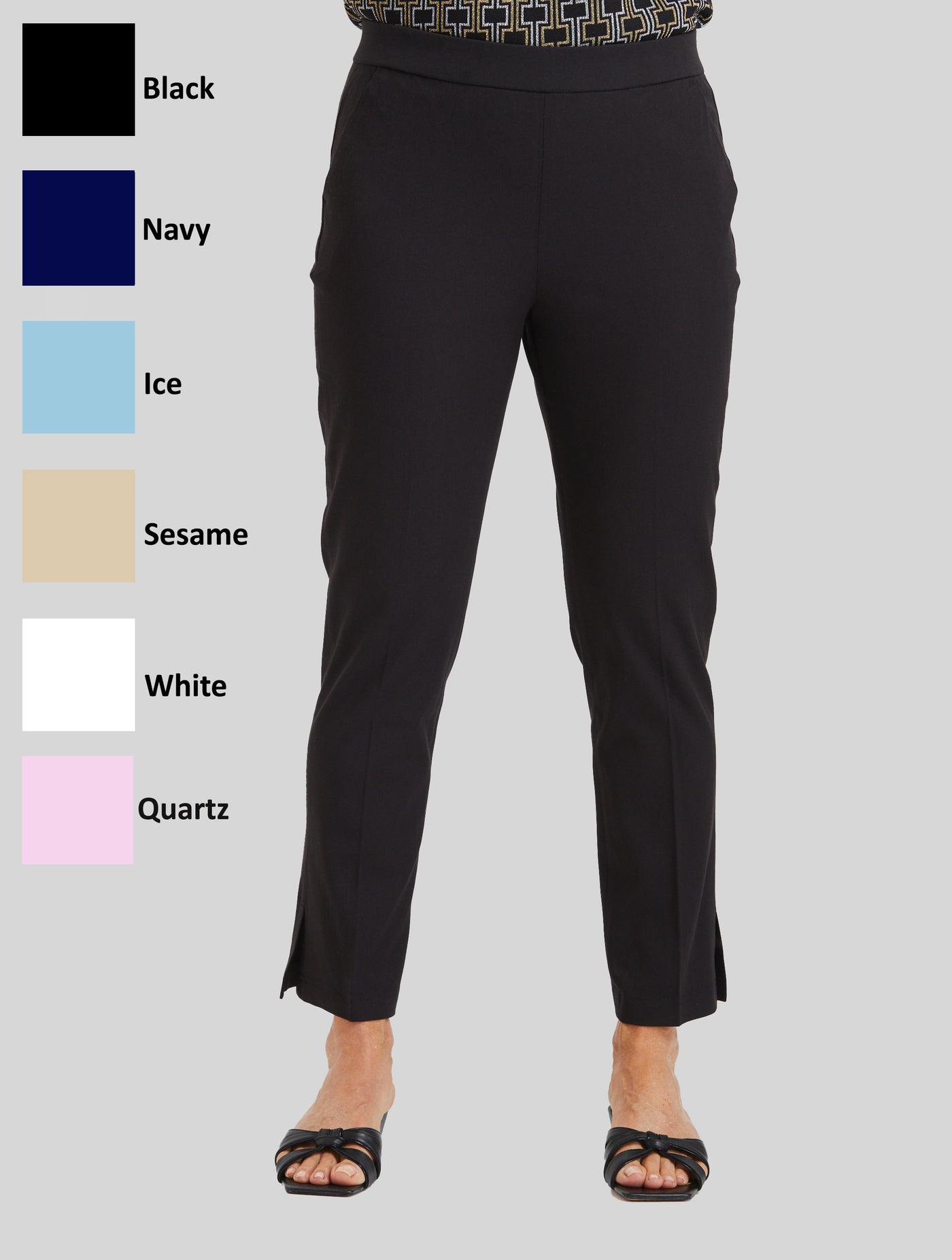 Brie Pull On Pant - Radiant Stretch