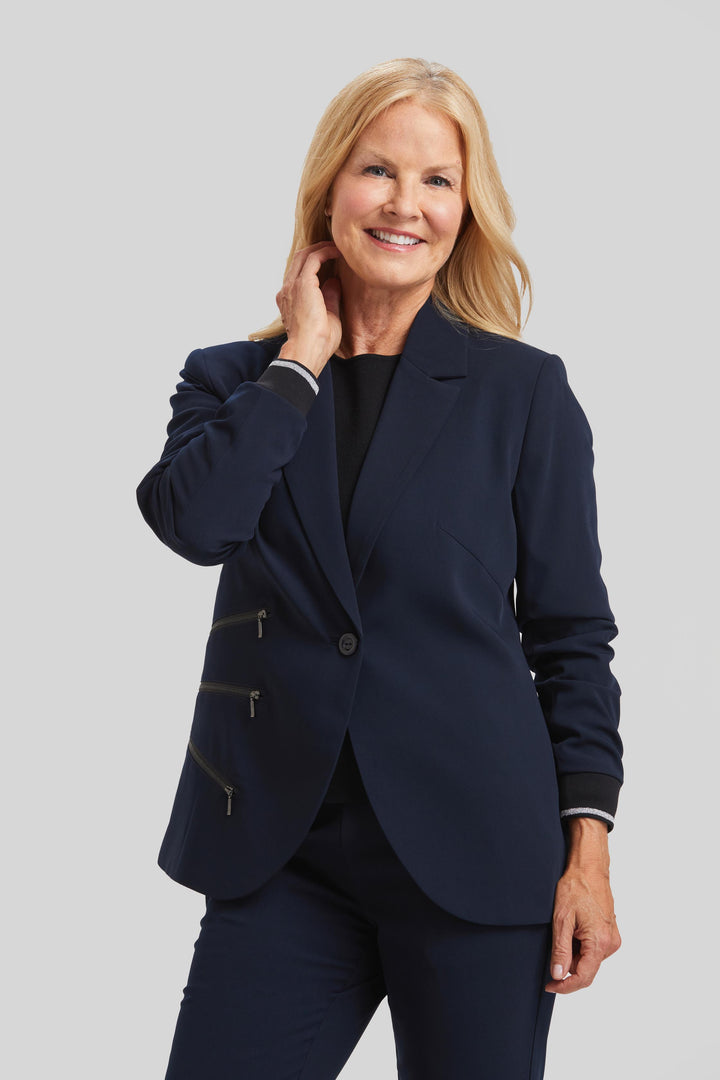 Journey Stretch Pletcher Multi Zip Jacket- FINAL SALE
