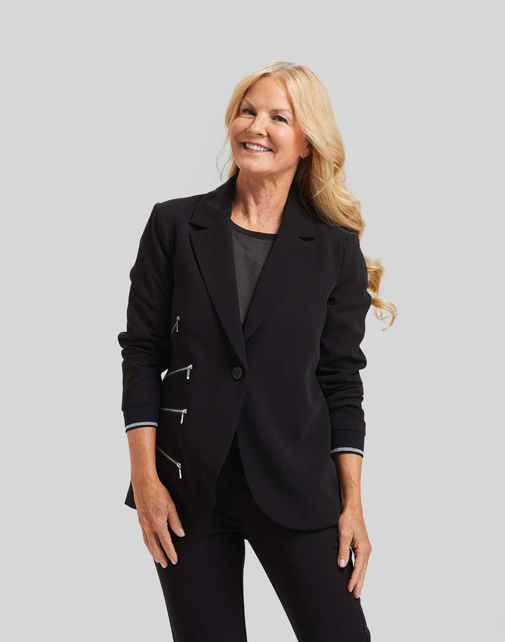Journey Stretch Pletcher Multi Zip Jacket- FINAL SALE