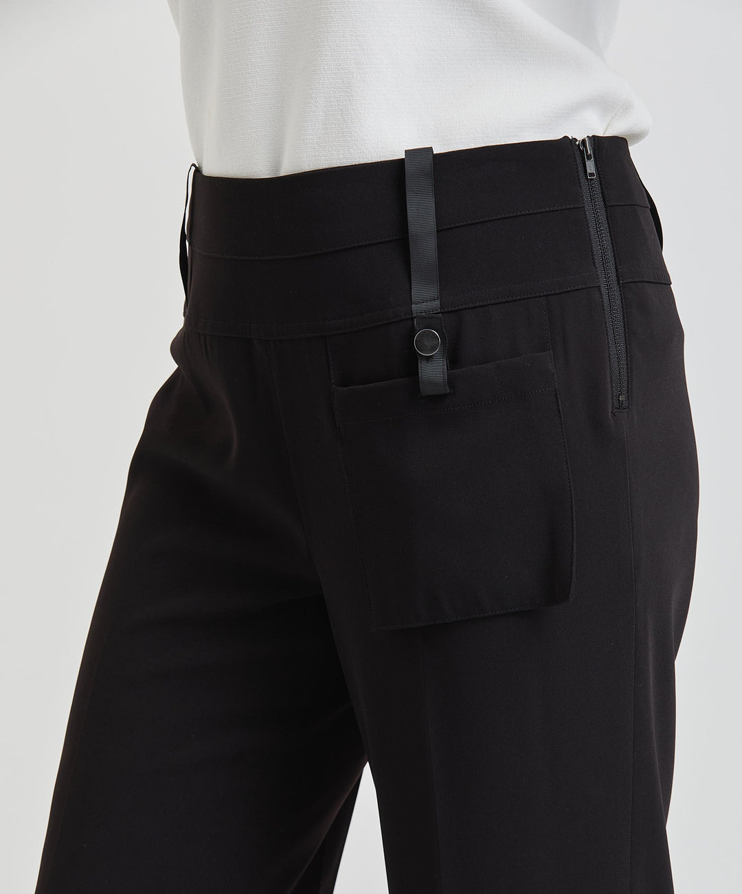 Emily Grosgrain Pocket Pant - Journey Stretch- FINAL SALE