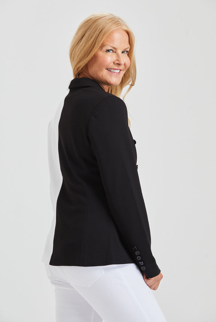 Fallon 2 Tone Jacket - Solstice Pique- FINAL SALE