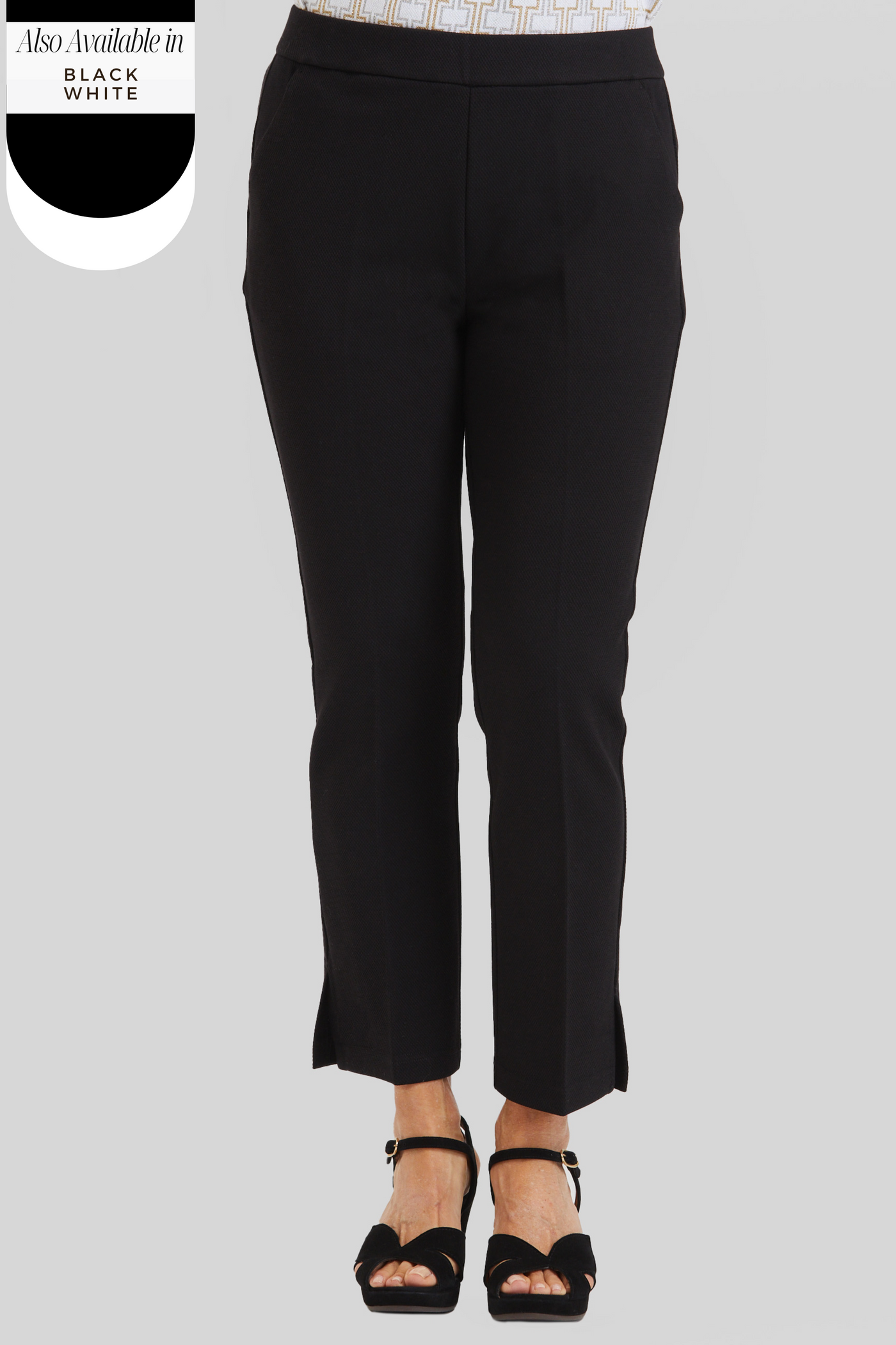 Brie Pull On Pant - Solstice Pique- FINAL SALE