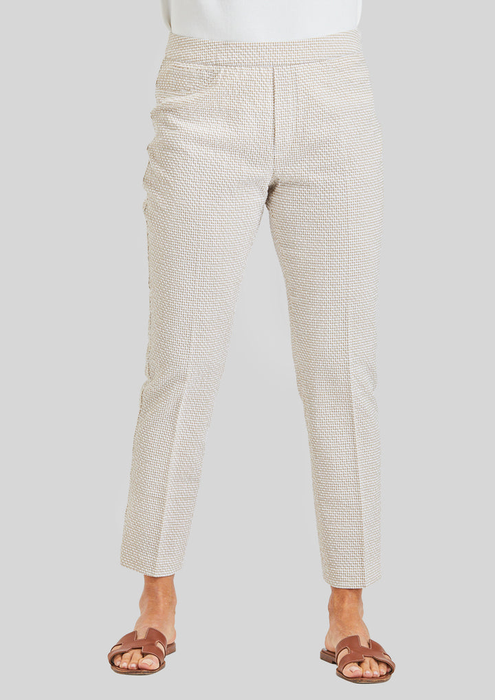 Joey Crop Jean - Nantucket Check