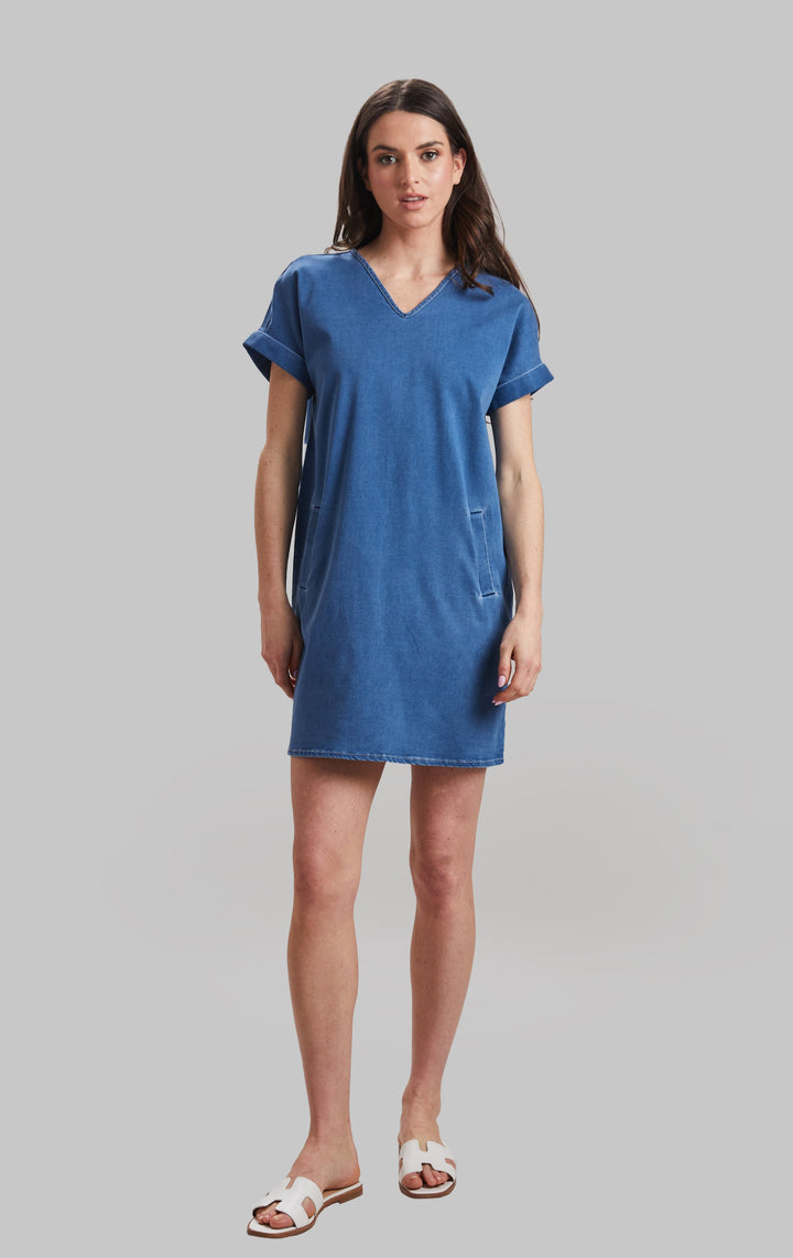 Knit Denim Lexie Dress