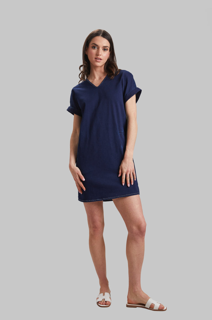 Knit Denim Lexie Dress