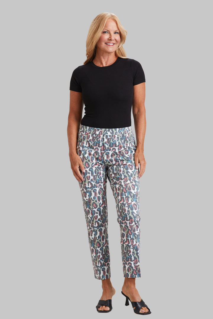 Animal Print Joey Crop Jean