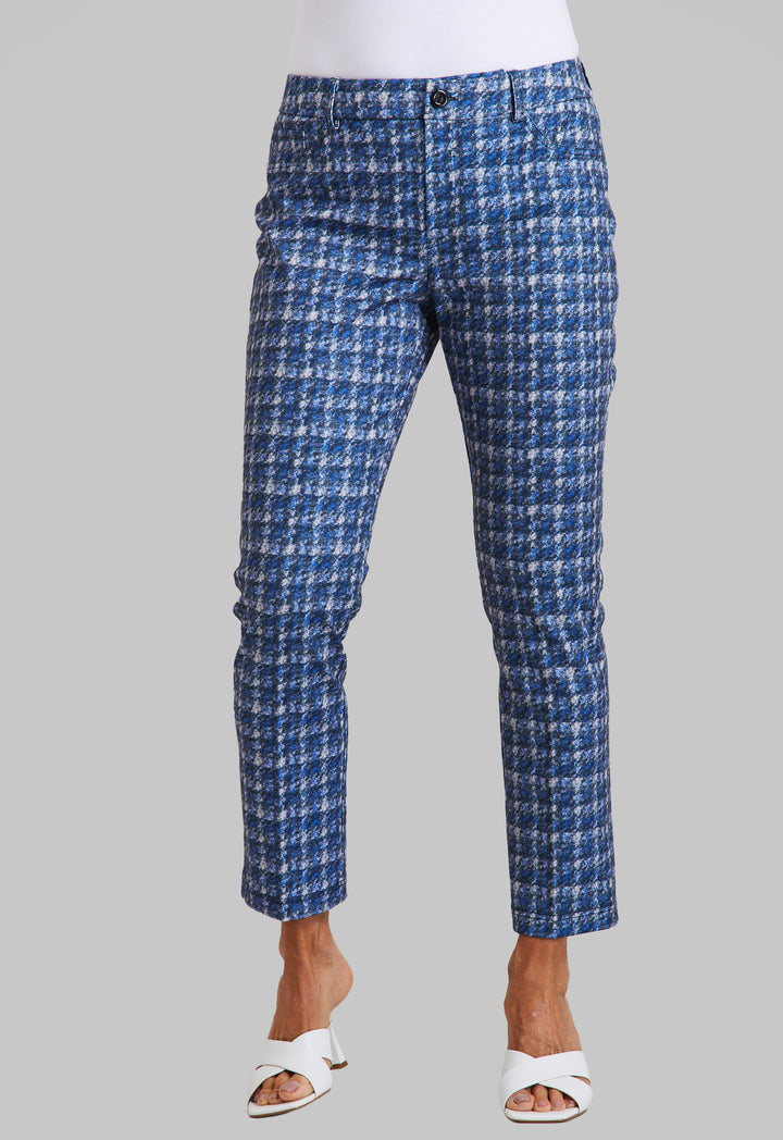 Royal Check Hayes Slim Crop Jean