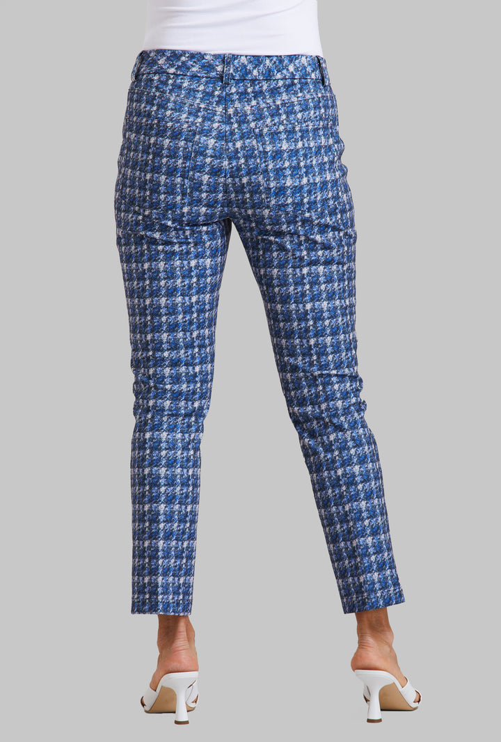 Royal Check Hayes Slim Crop Jean