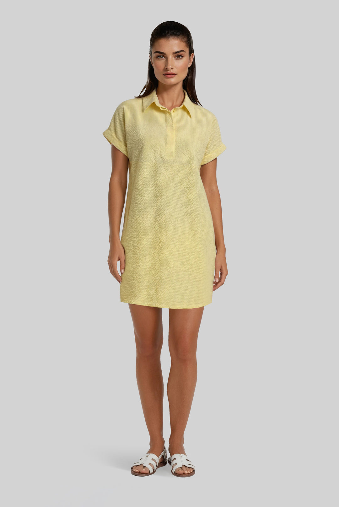 Kyle Dress Ibiza Check XS / Corn