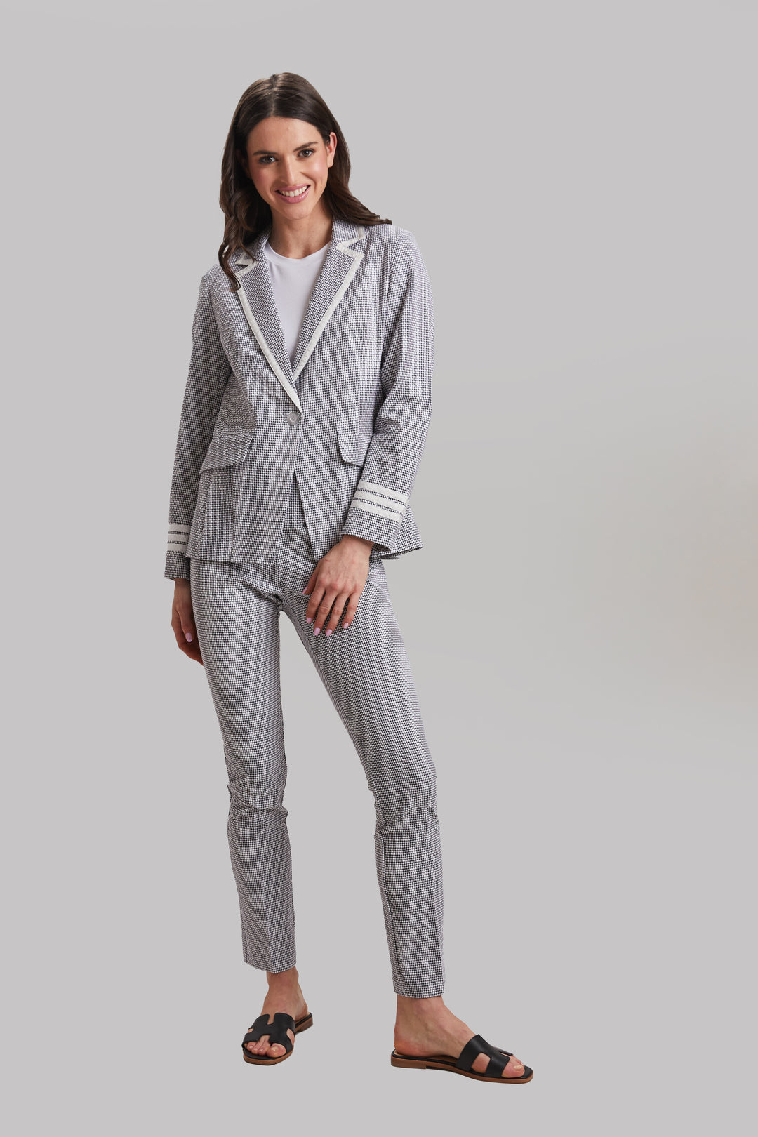 Ibiza Check Katie Jacket - FINAL SALE