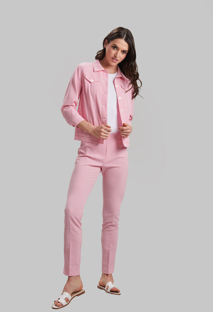 Ibiza Check Sofia Jean Jacket - FINAL SALE