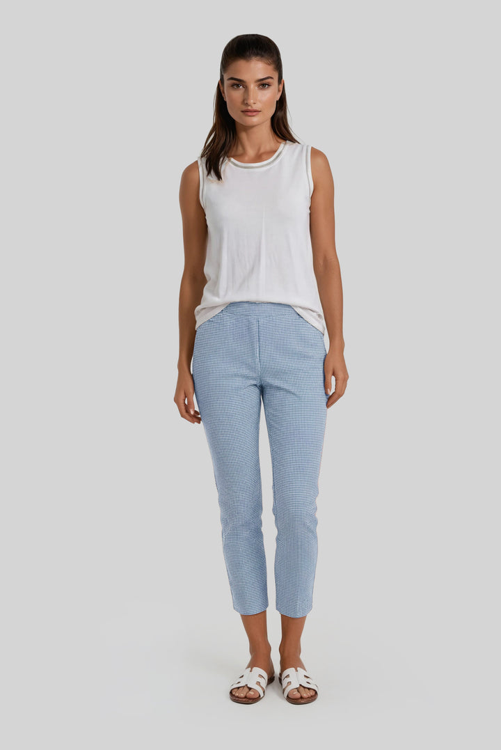 Joey Pull on Crop Jean 26.5" Ibiza Check XS / Corn