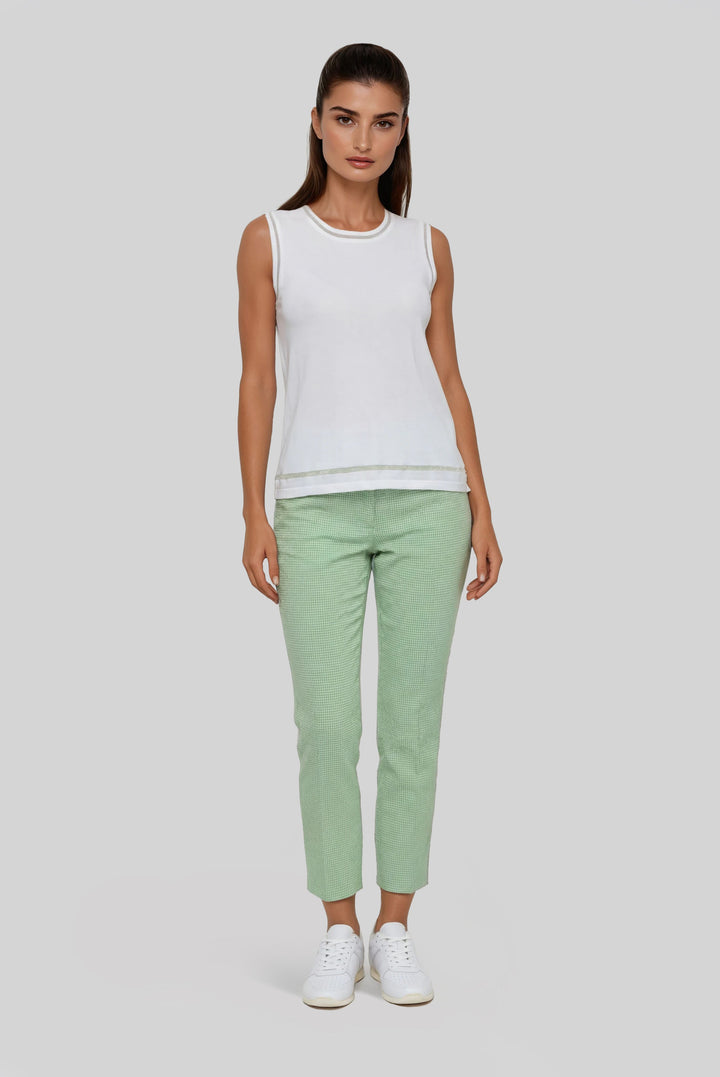 Joey Pull on Crop Jean 26.5" Ibiza Check XS / Corn
