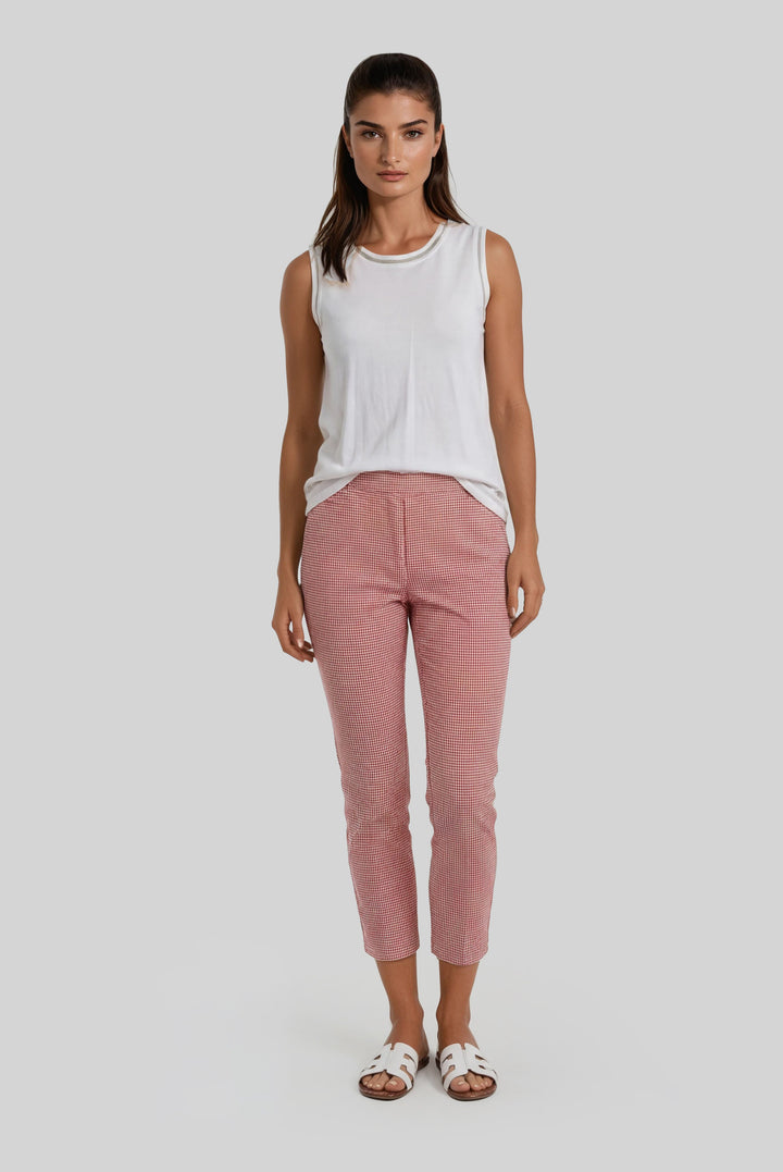 Joey Pull on Crop Jean 26.5" Ibiza Check XS / Corn