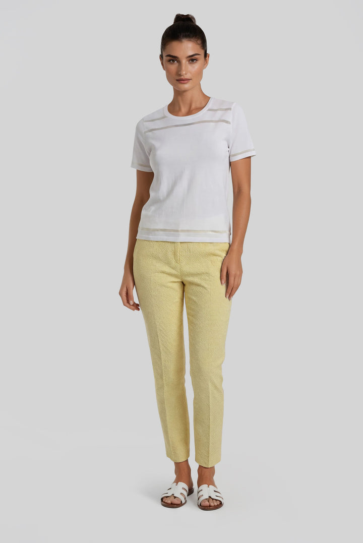 Joey Pull on Crop Jean 26.5" Ibiza Check XS / Corn