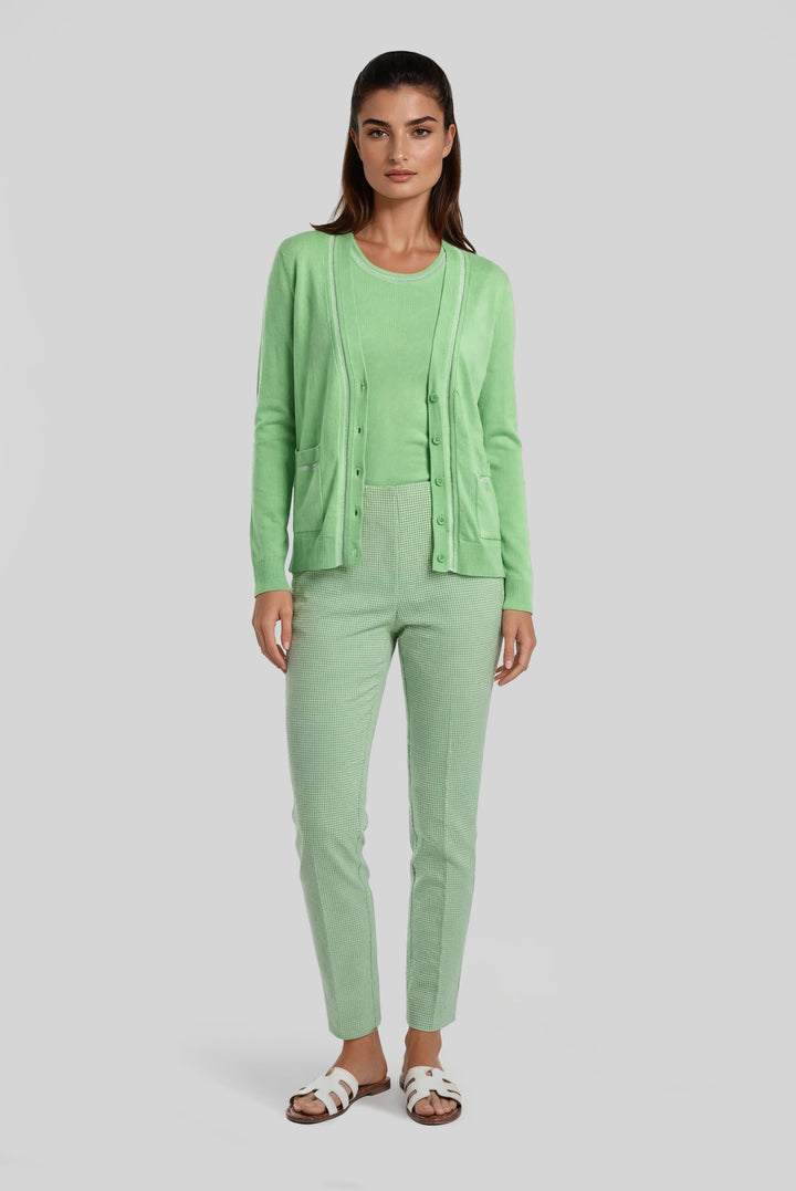 Annie 29" Pull on Pant Ibiza Check XS / Corn