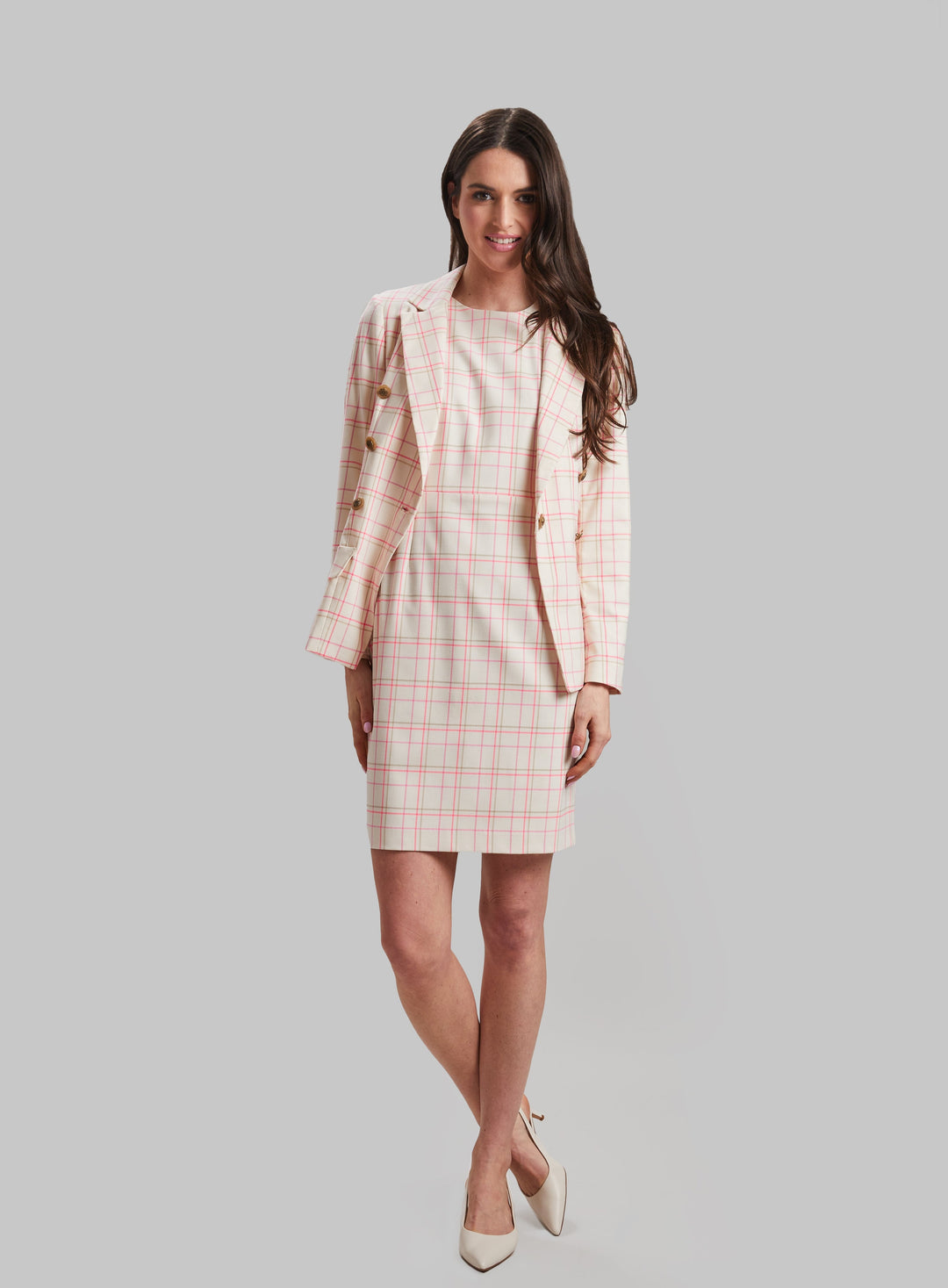 Cape Plaid Hayden Dress - FINAL SALE