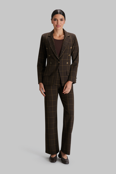 Espresso Windowpane Steely Jacket