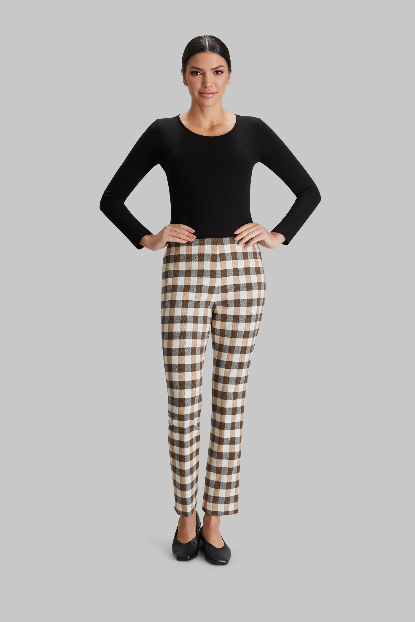 Macchiato Plaid Annie Pant