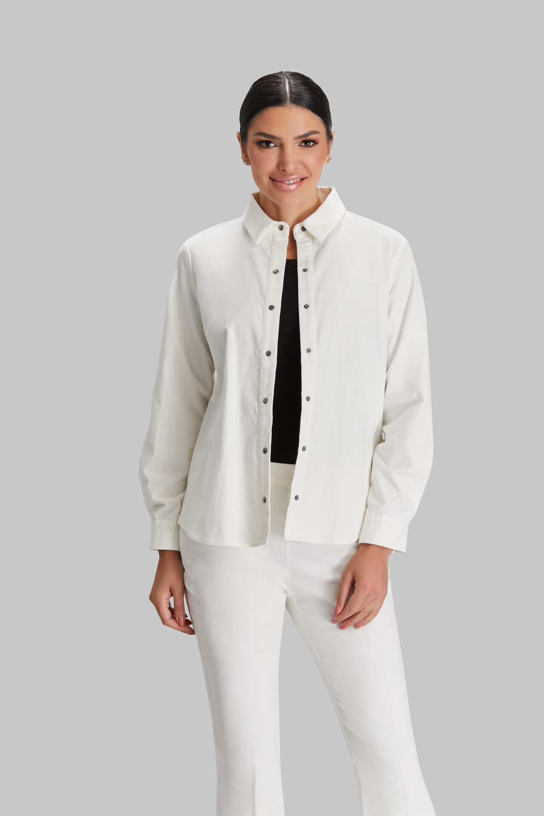 Washed Velvet Kyle Snap Shirt - FINAL SALE