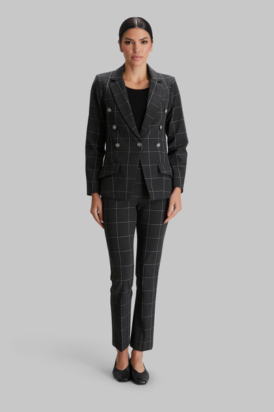 Graphite Windowpane Steely Jacket - FINAL SALE