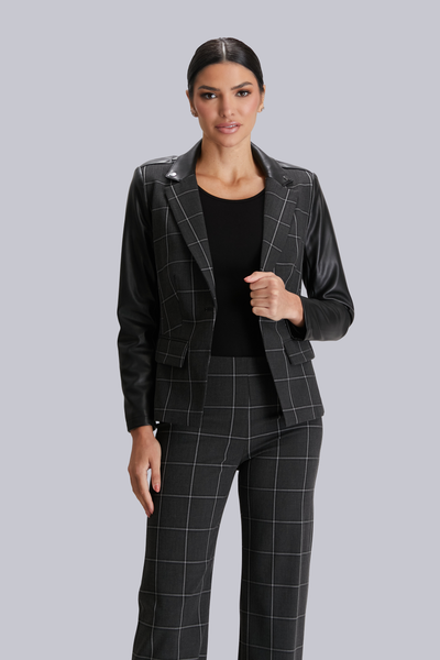 Graphite Windowpane Rowan Jacket