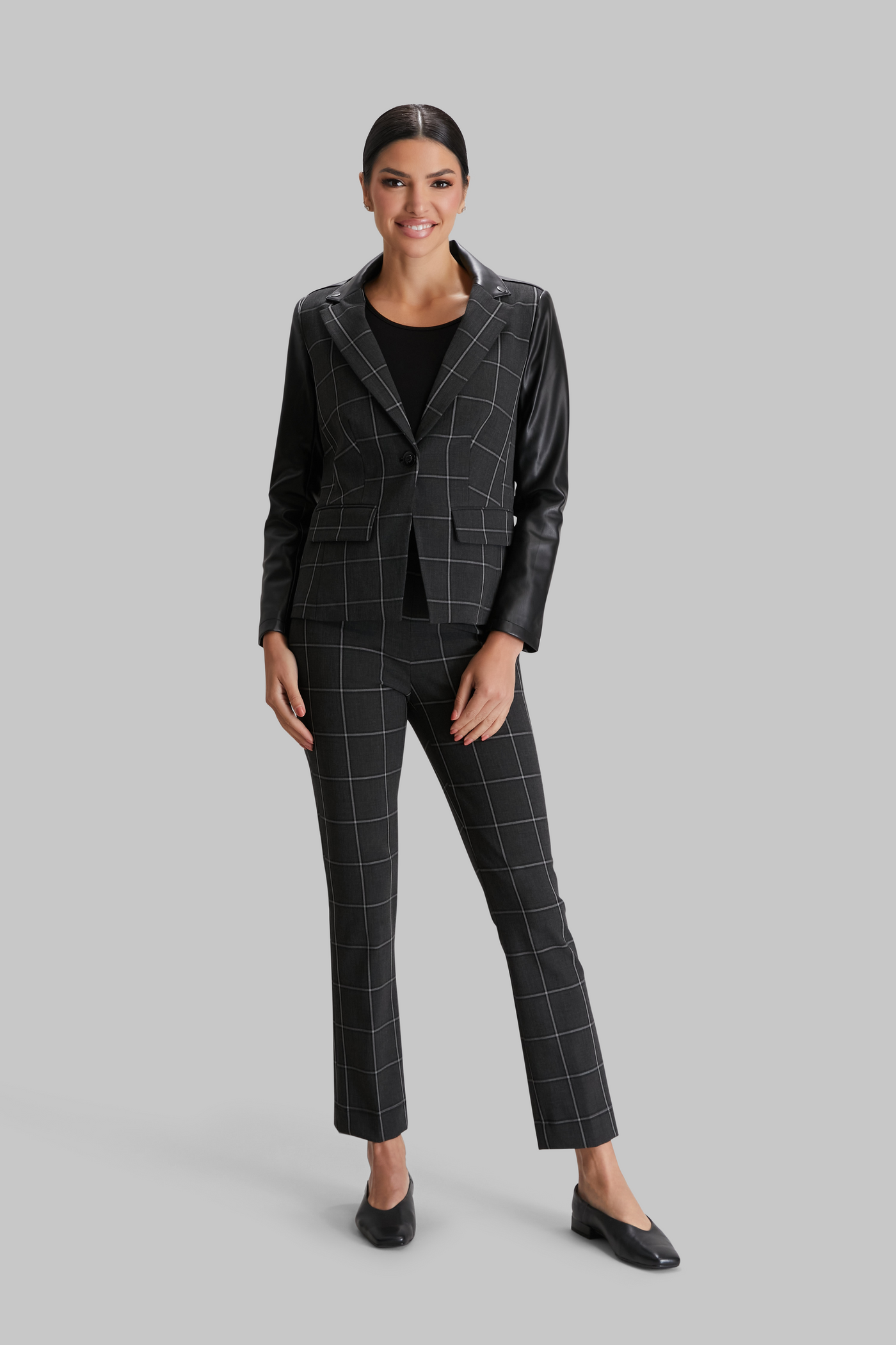 Graphite Windowpane Rowan Jacket