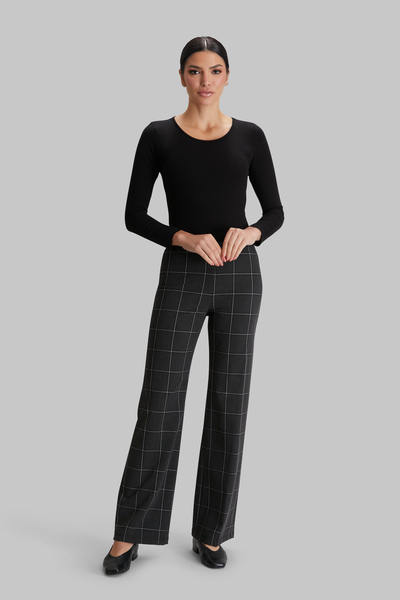 Graphite Windowpane Jules Pant