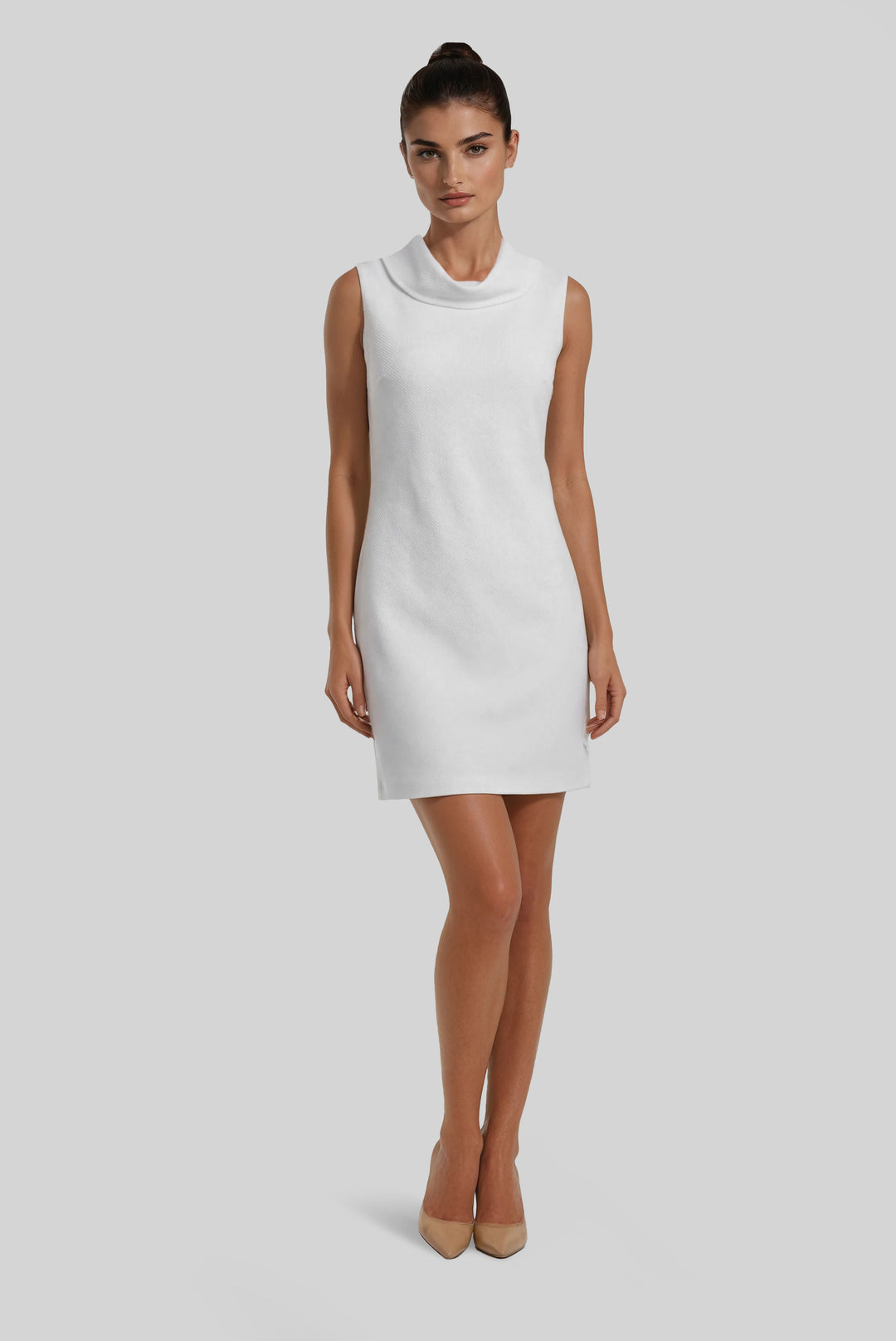Kaia Cowl Neck Dress Praise Pique XS / Navy