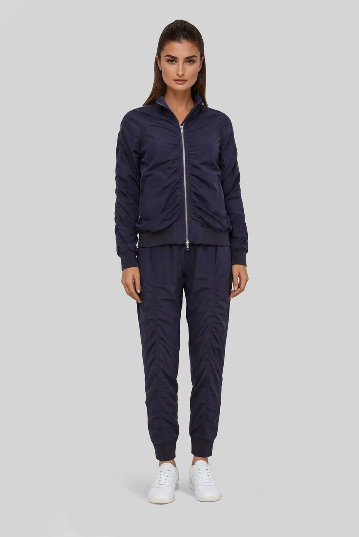 Dani Ruched Bomber Jacket Glory Stretch XS / Black