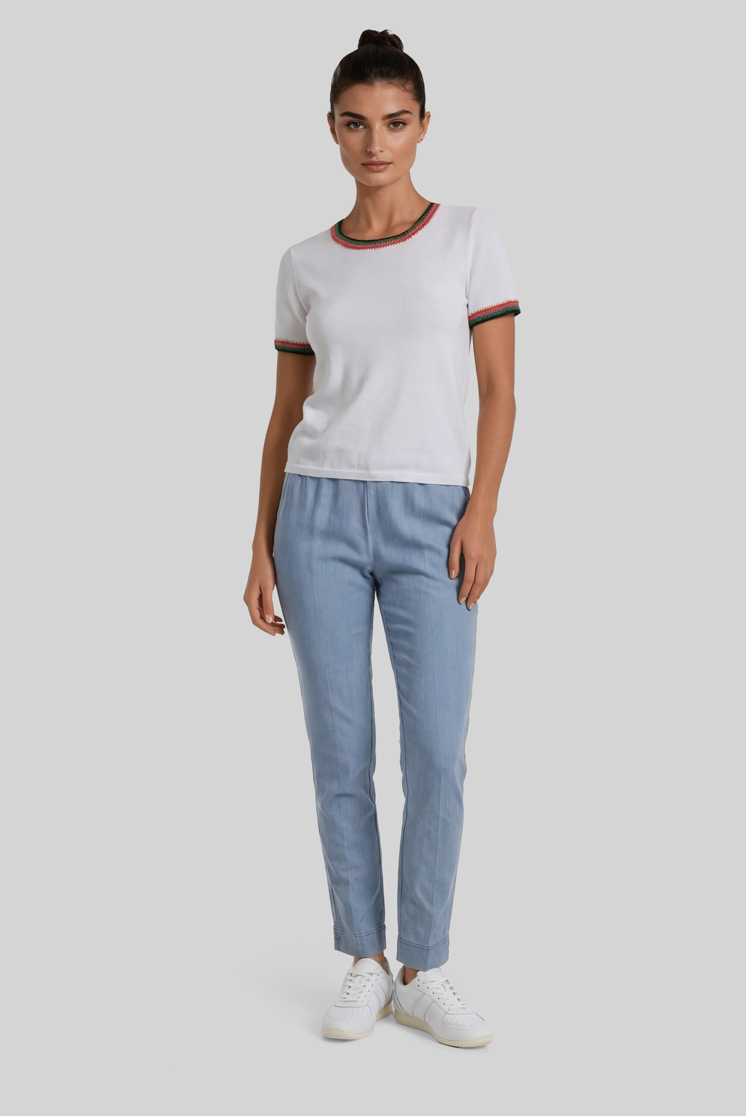 Annie 29" Pull on Pant Wander Weave XS / Chambray