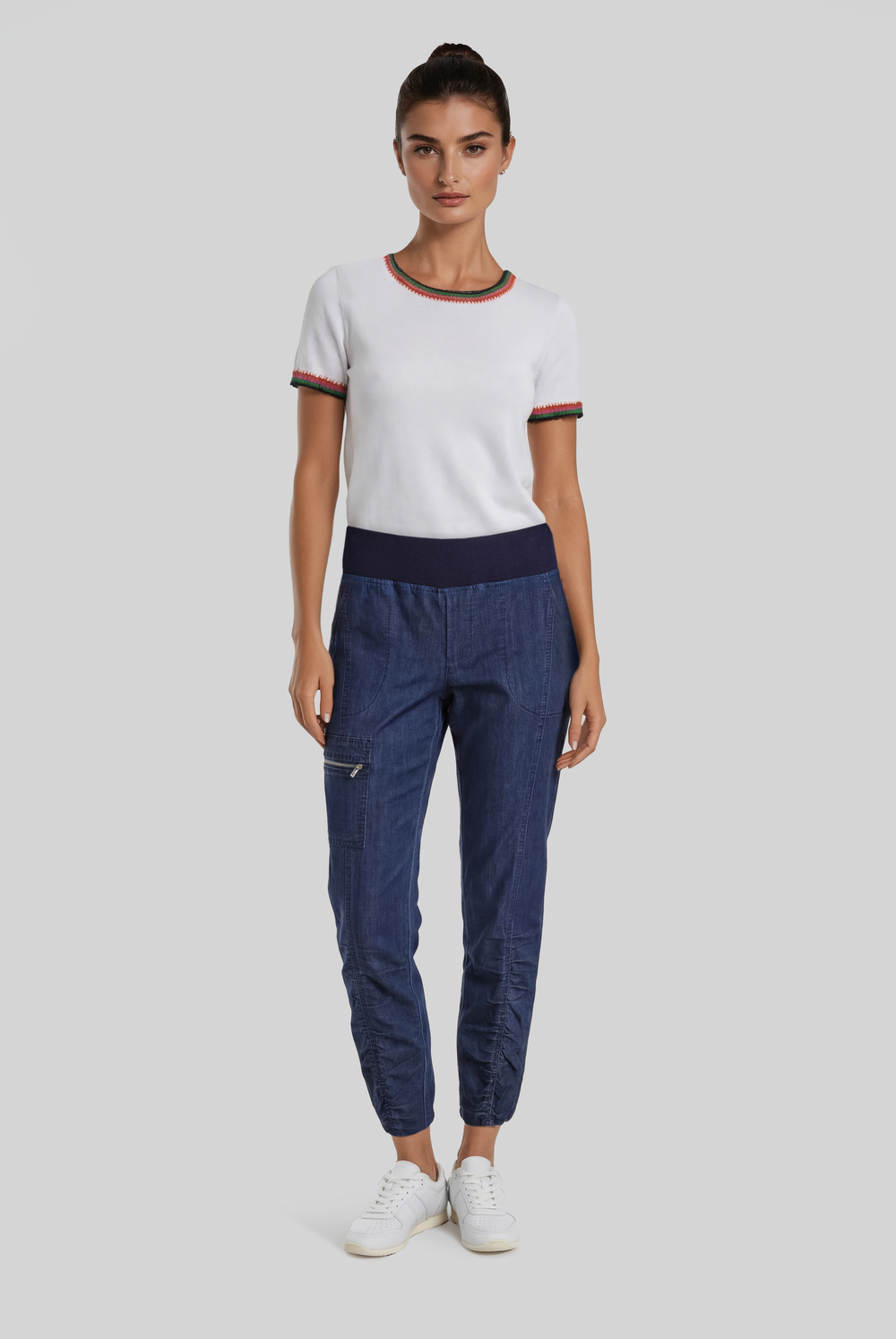 Ash Zip Pocket Pant Wander Weave XS / Chambray