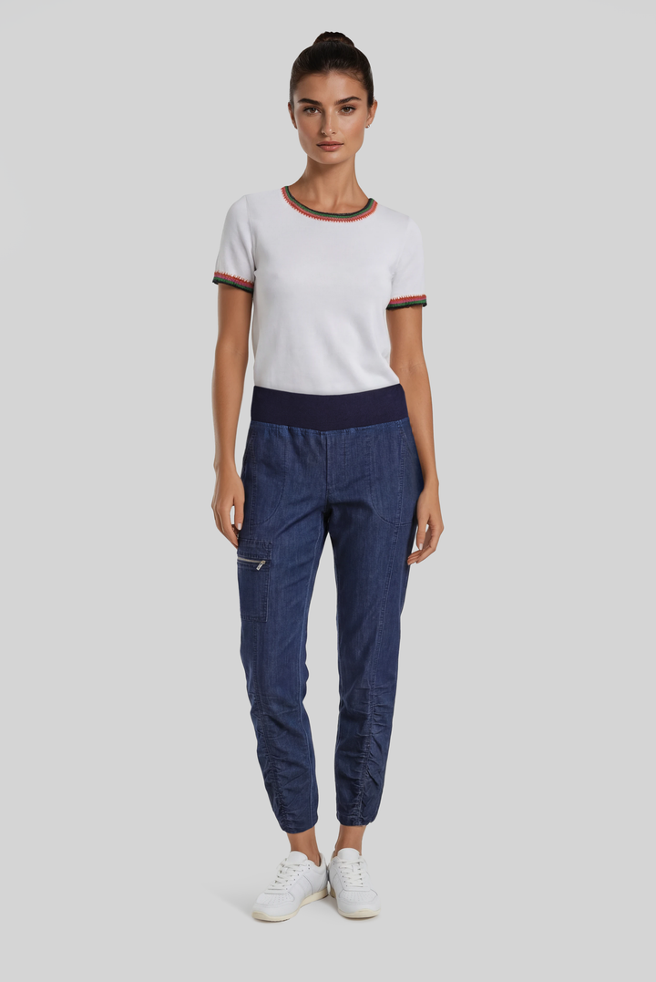 Ash Zip Pocket Pant Wander Weave XS / Chambray