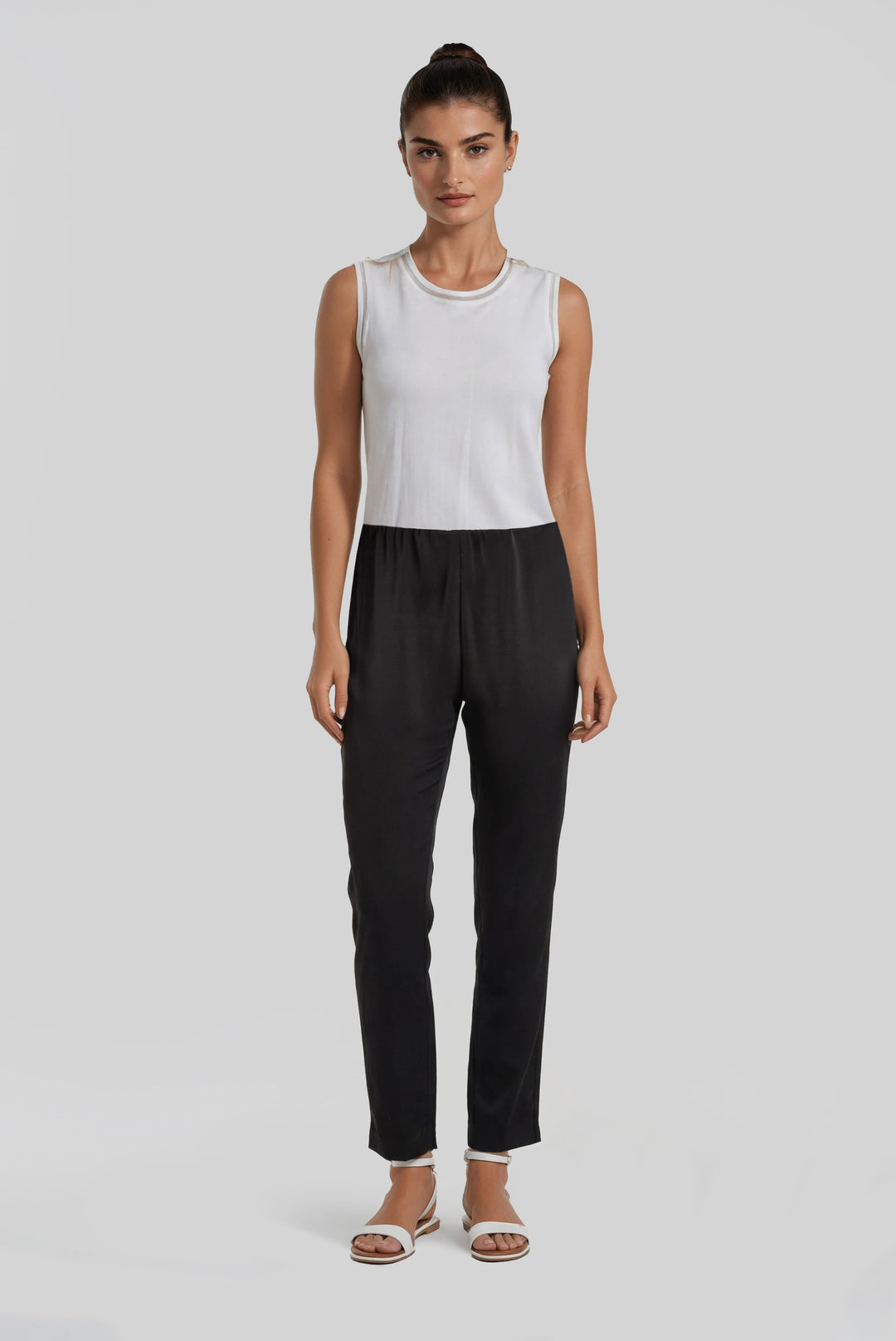 Annie 29" Pull On Pant Whisper Satin XS / Pearl