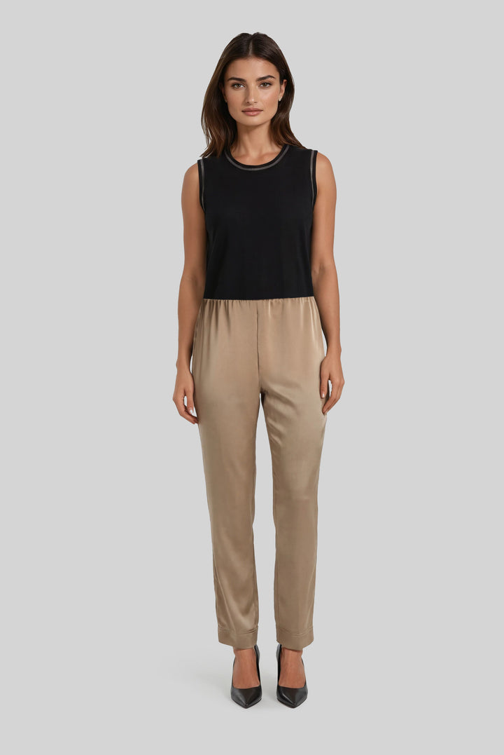 Annie 29" Pull On Pant Whisper Satin XS / Pearl