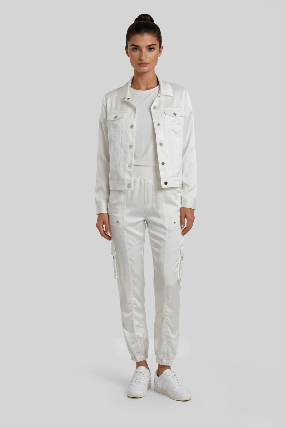 Ruby Jean Jacket Whisper Satin XS / Pearl