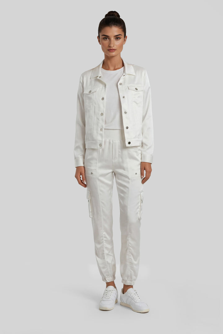 Ruby Jean Jacket Whisper Satin XS / Pearl