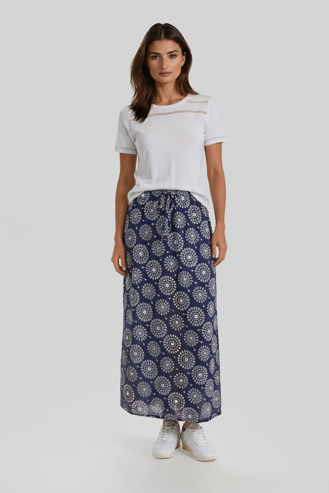Yael Long Skirt Coastal Embroidery XS / Coastal Embroidery