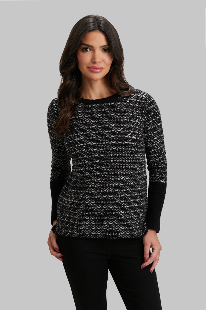 Boucle Bliss Long Sleeve Colorblock - FINAL SALE