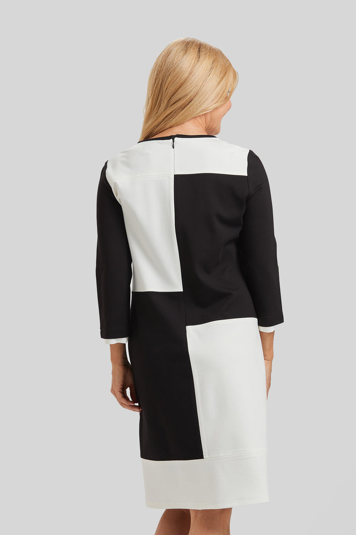 Michaela Patchwork Dress - Paramount Knit