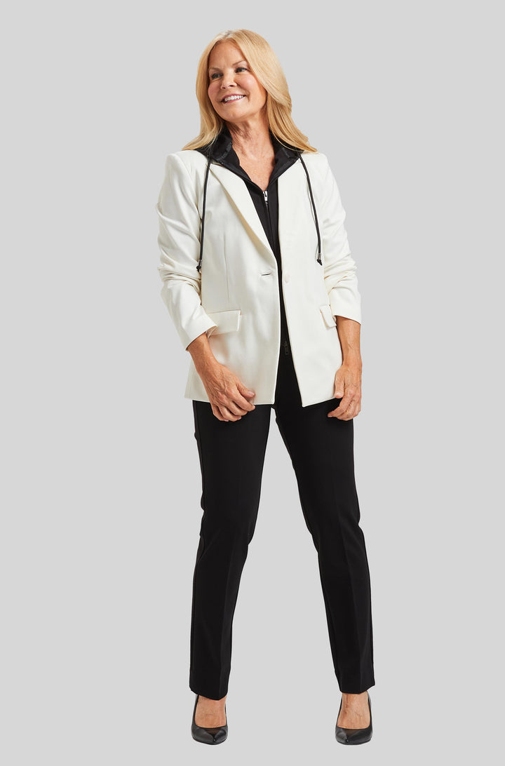 Ari Detachable Hood Jacket - Paramount Knit