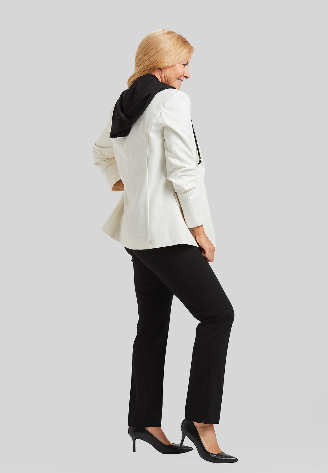 Ari Detachable Hood Jacket - Paramount Knit