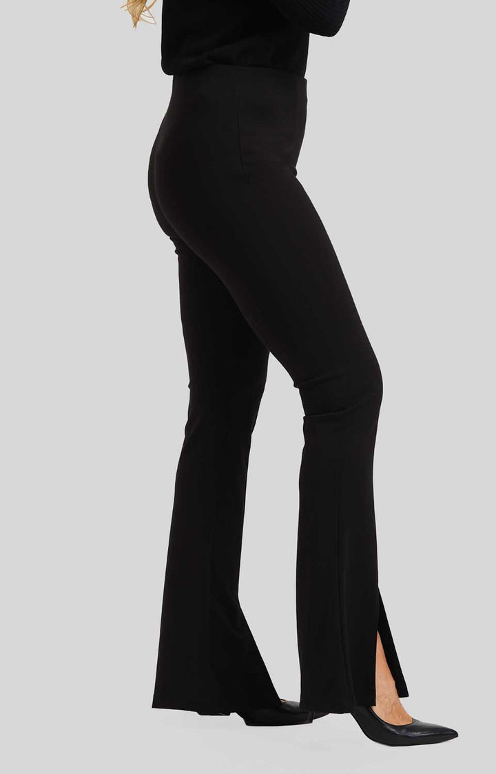 Perry Super Slim Seamed Slit Pant - Paramount Knit